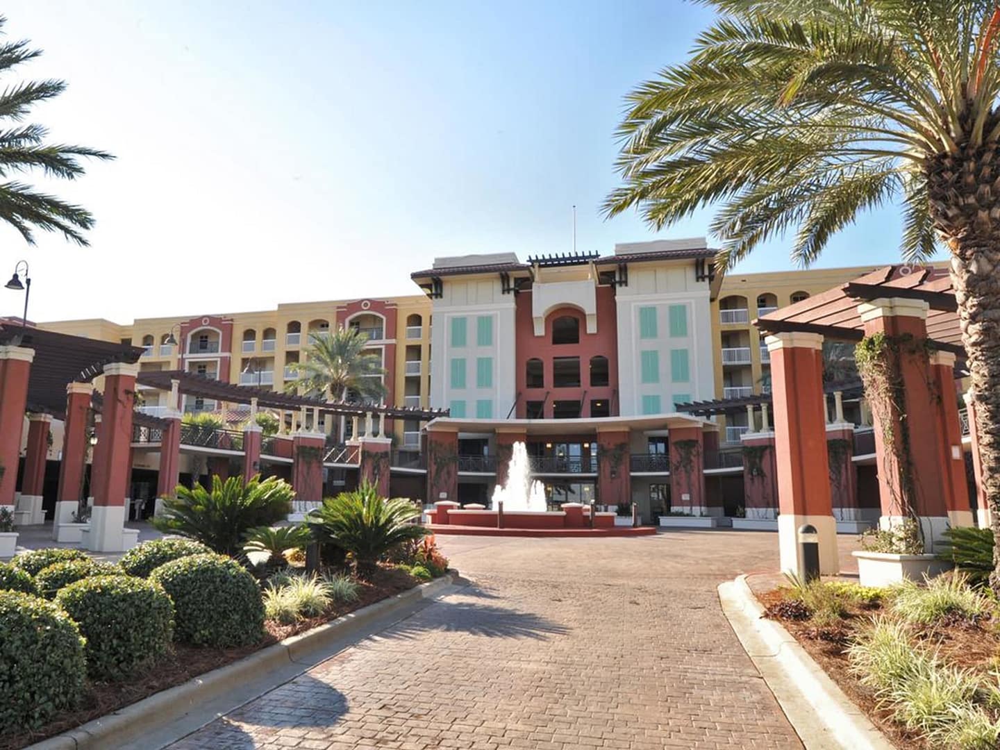 Building view of Azure Beach Resort by Panhandle Getaways