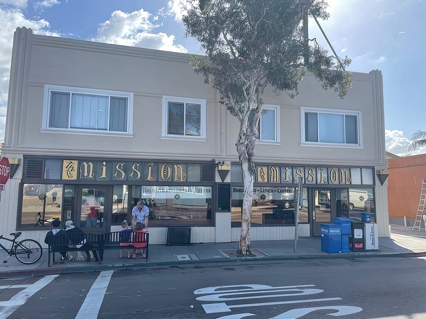 The Mission Cafe Mission Beach exterior