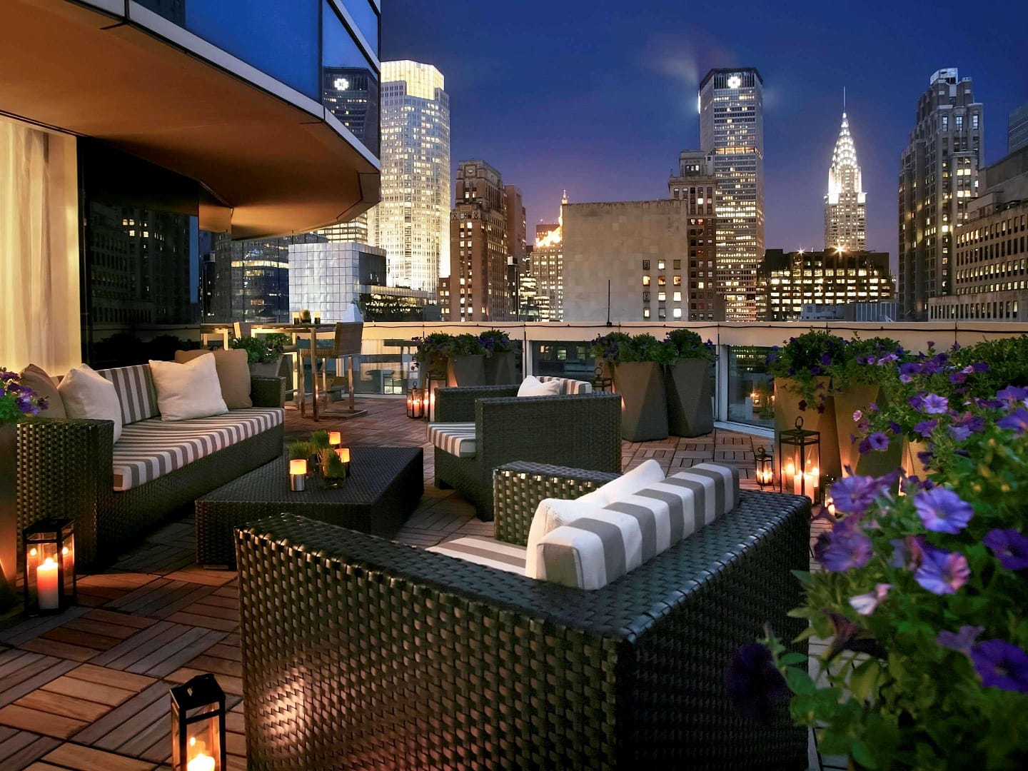 Patio view of Sofitel New York