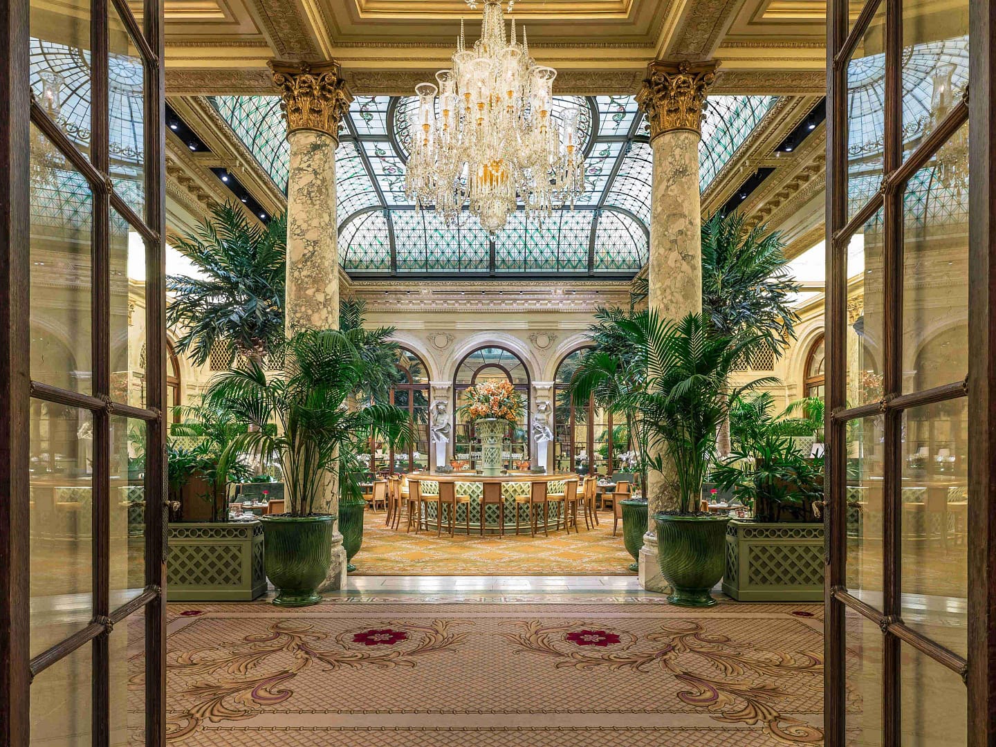 Lobby view of The Plaza Hotel