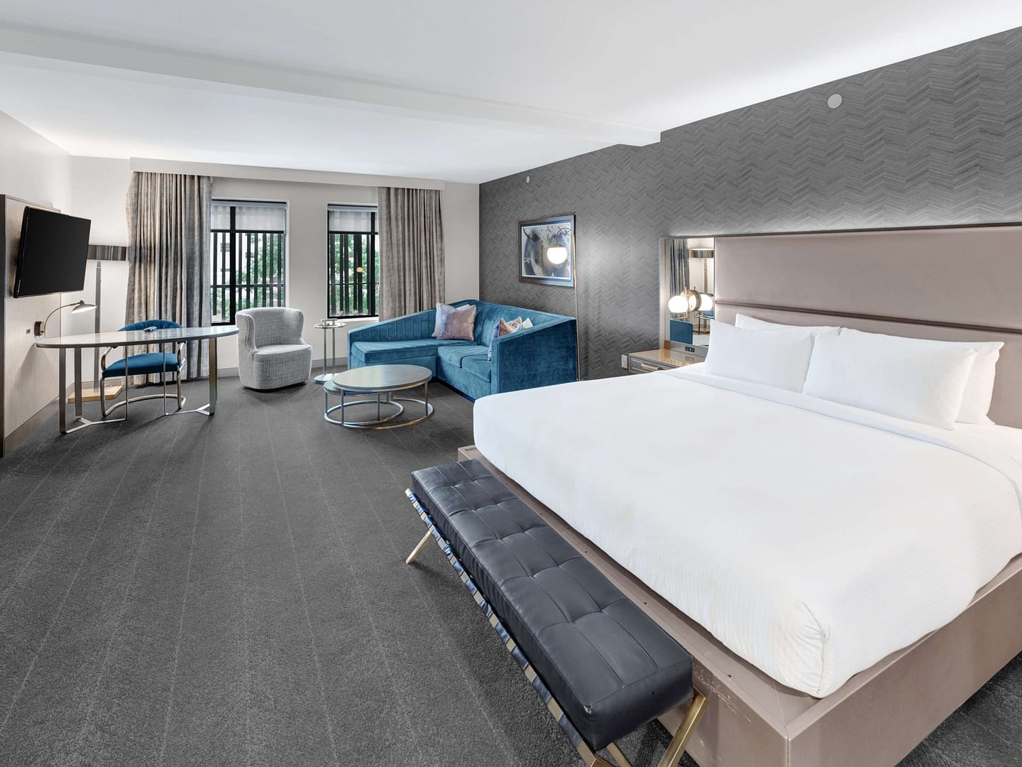 Bedroom view of Tulsa Club Hotel, Curio Collection by Hilton