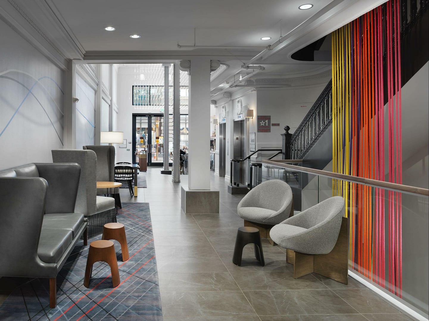 Lounge view of Axiom Hotel