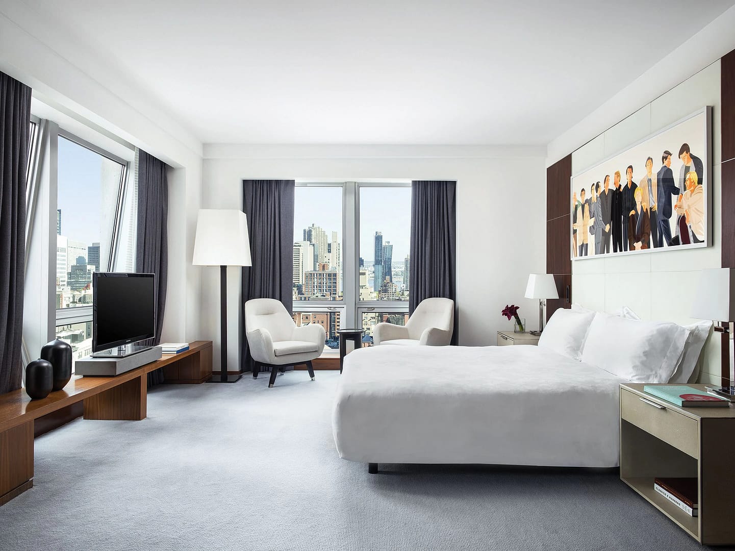 Bedroom view of The Langham, New York, Fifth Avenue