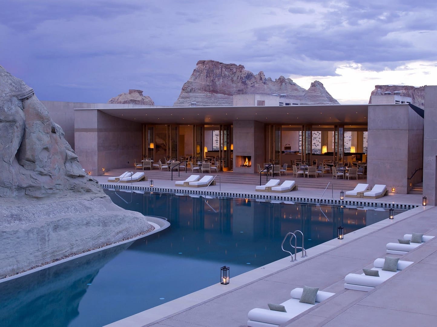 Pool view of Amangiri
