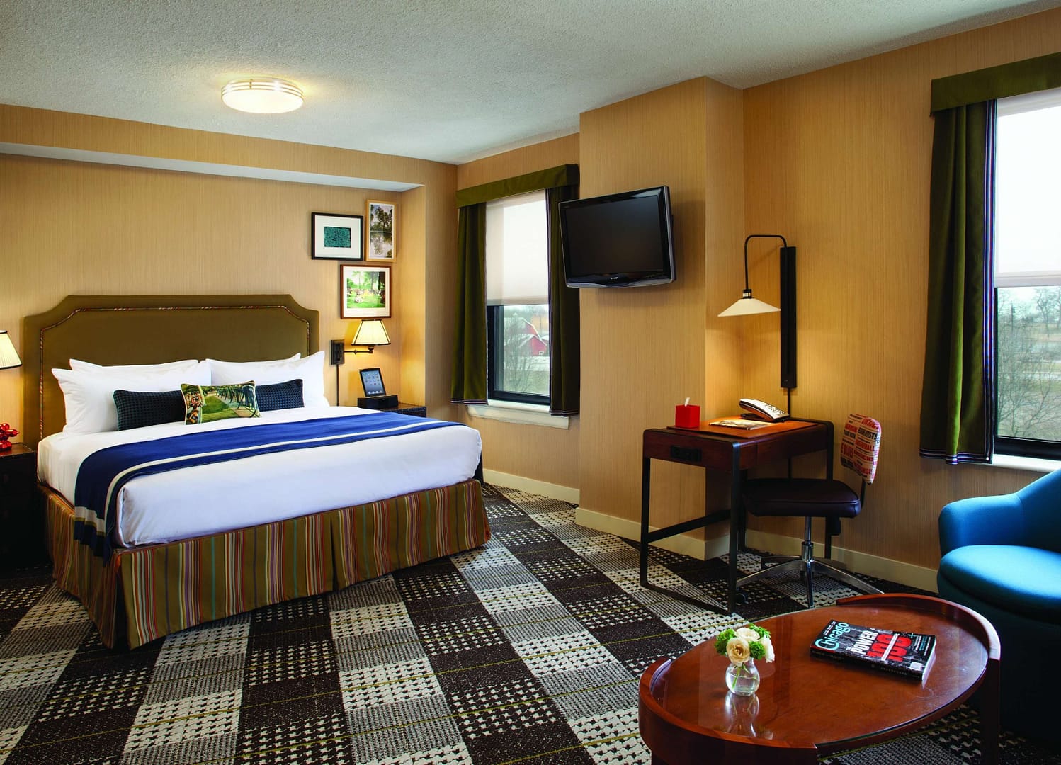 Bedroom view of Hotel Lincoln