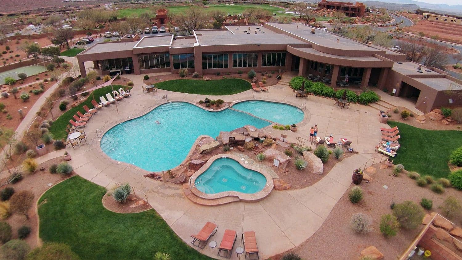 Pool view of The Inn at Entrada