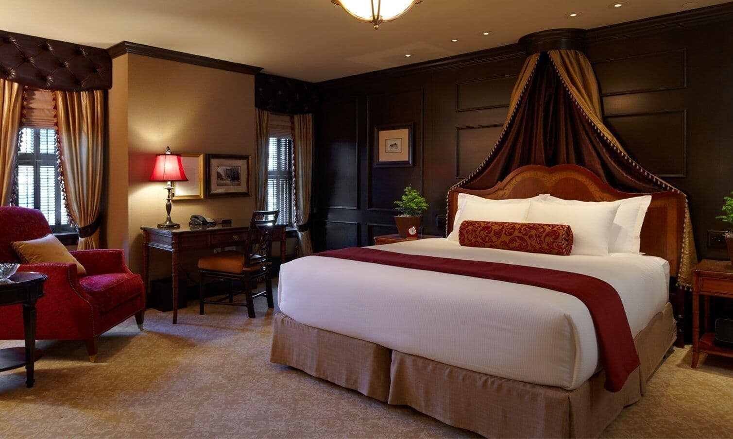 Bedroom view of The American Club