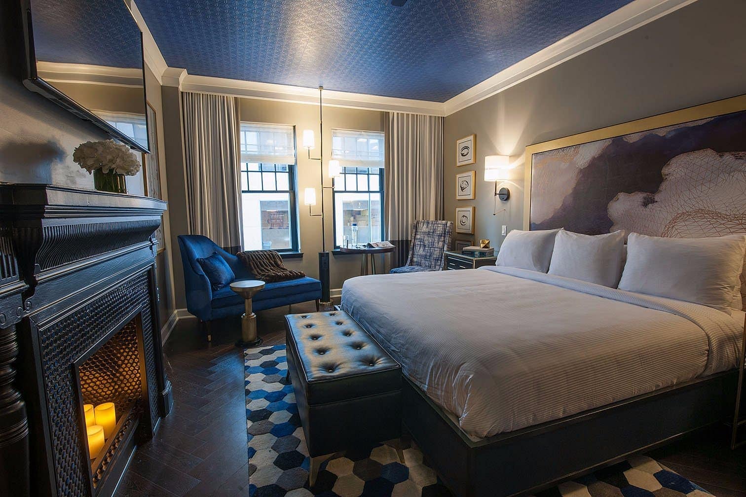 Bedroom view of The Goodwin Hotel