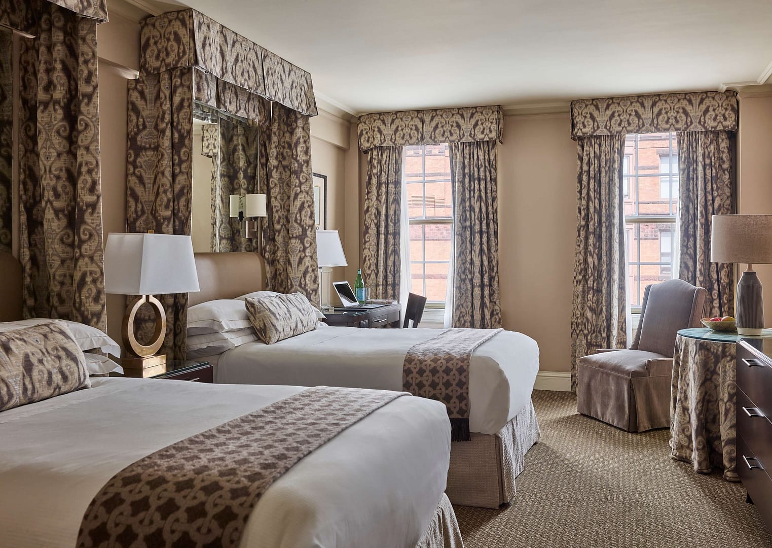 Bedroom view of The Eliot Hotel