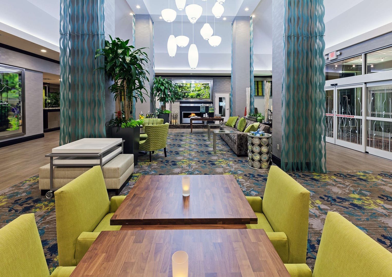 Lobby view of Hilton Garden Inn West Little Rock