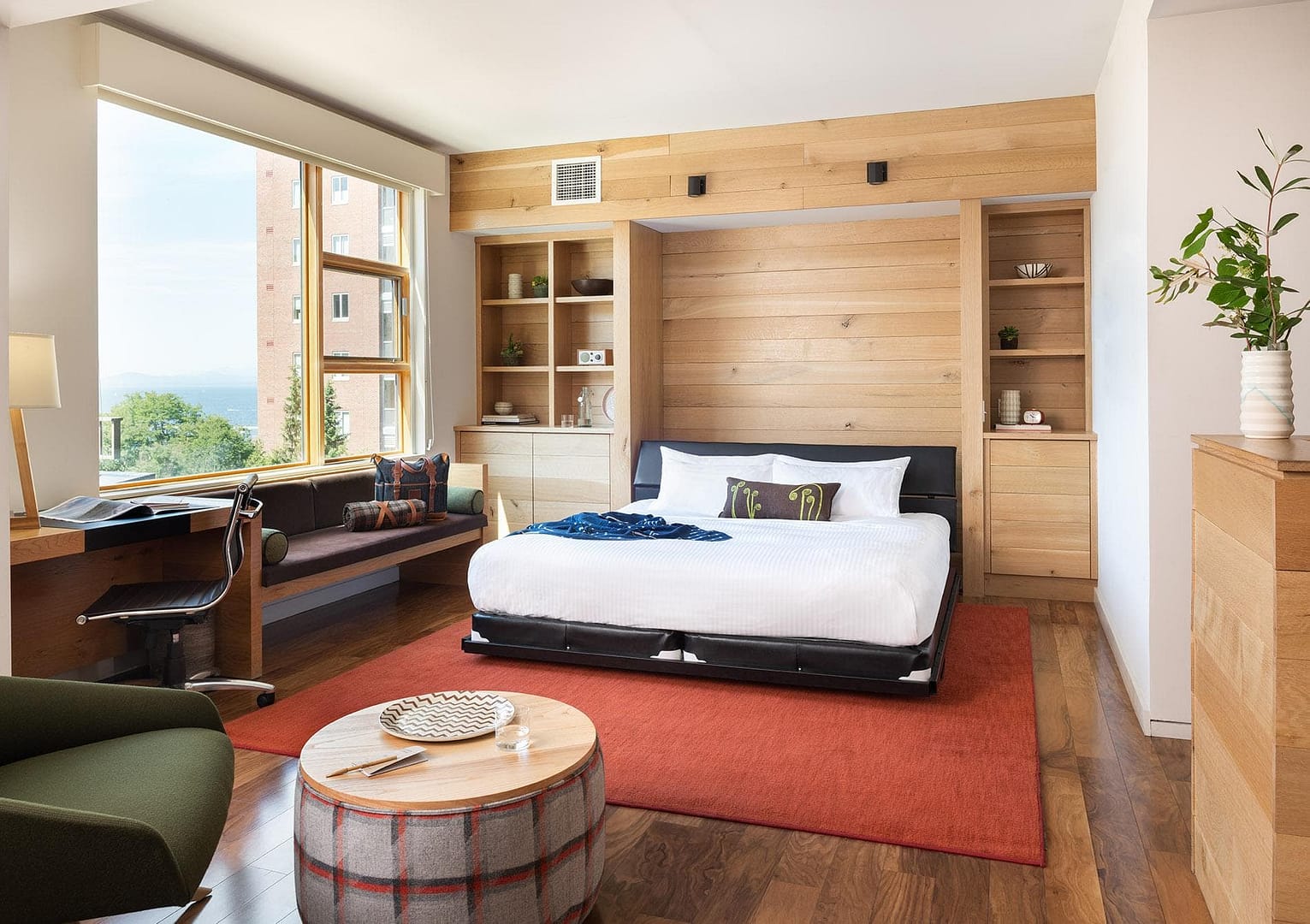 Bedroom view of Hotel Vermont