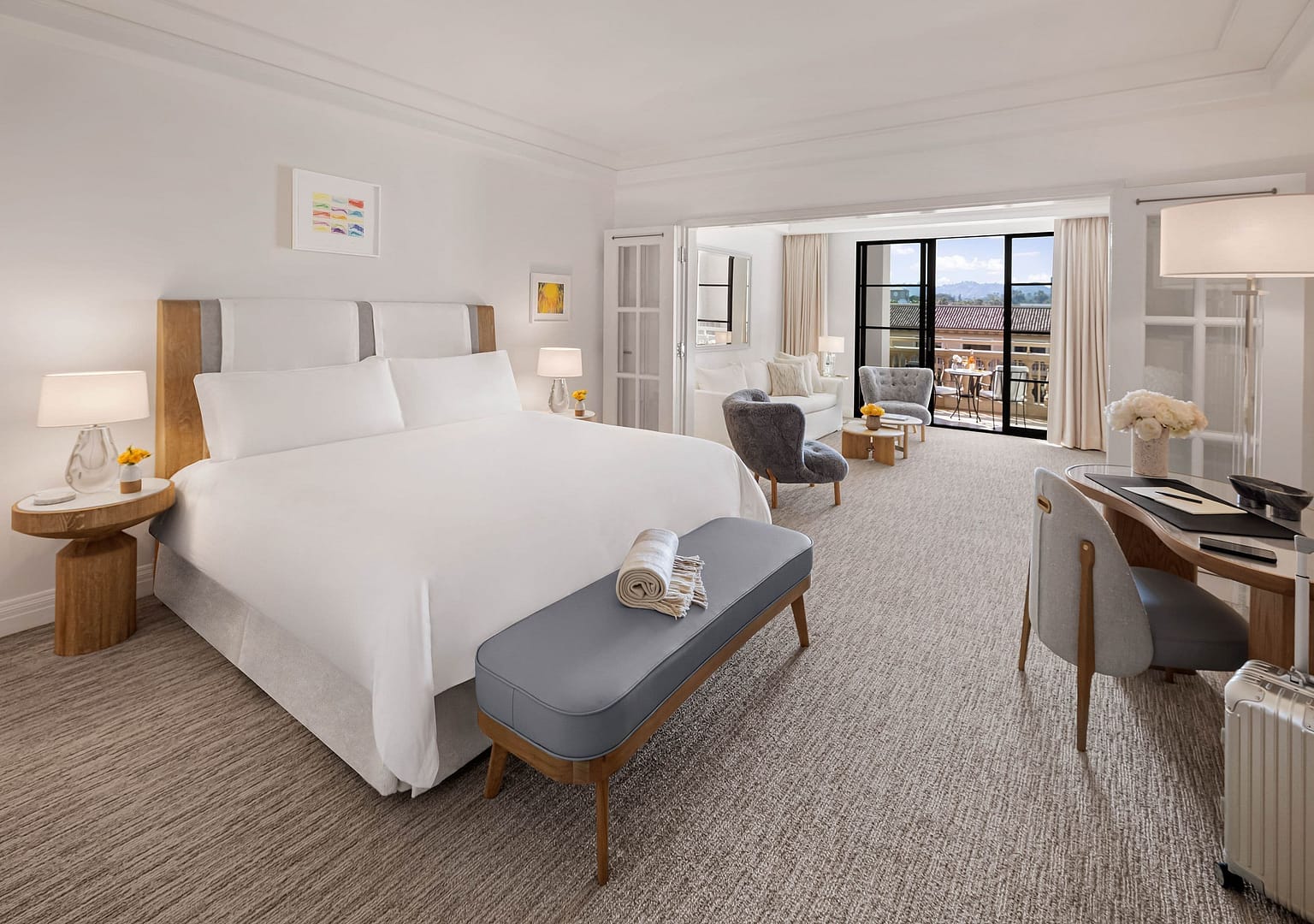 Bedroom view of The Maybourne Beverly Hills