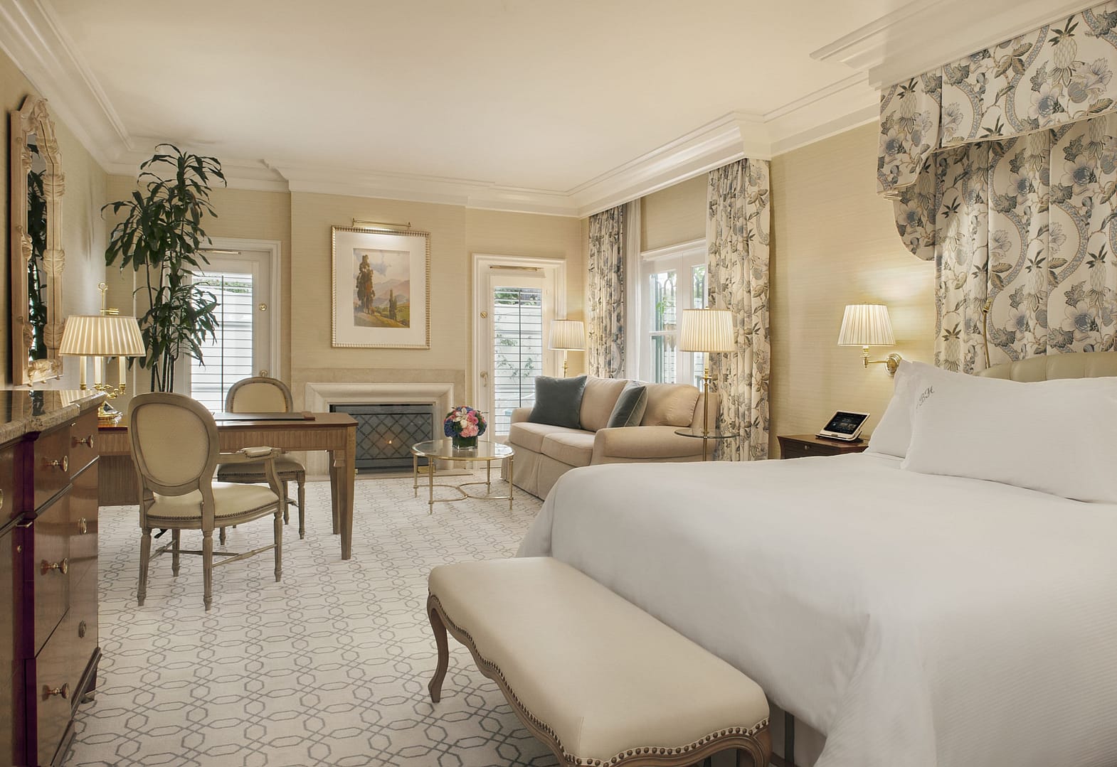 Bedroom view of The Peninsula Beverly Hills