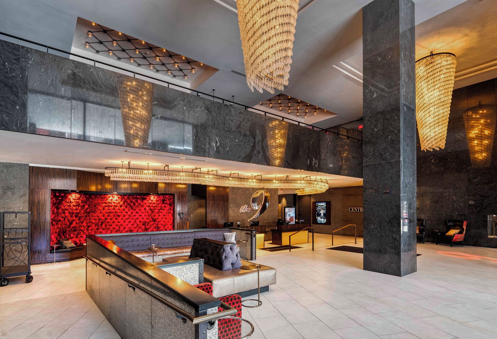 Lobby view of Metropolitan at The 9, Autograph Collection