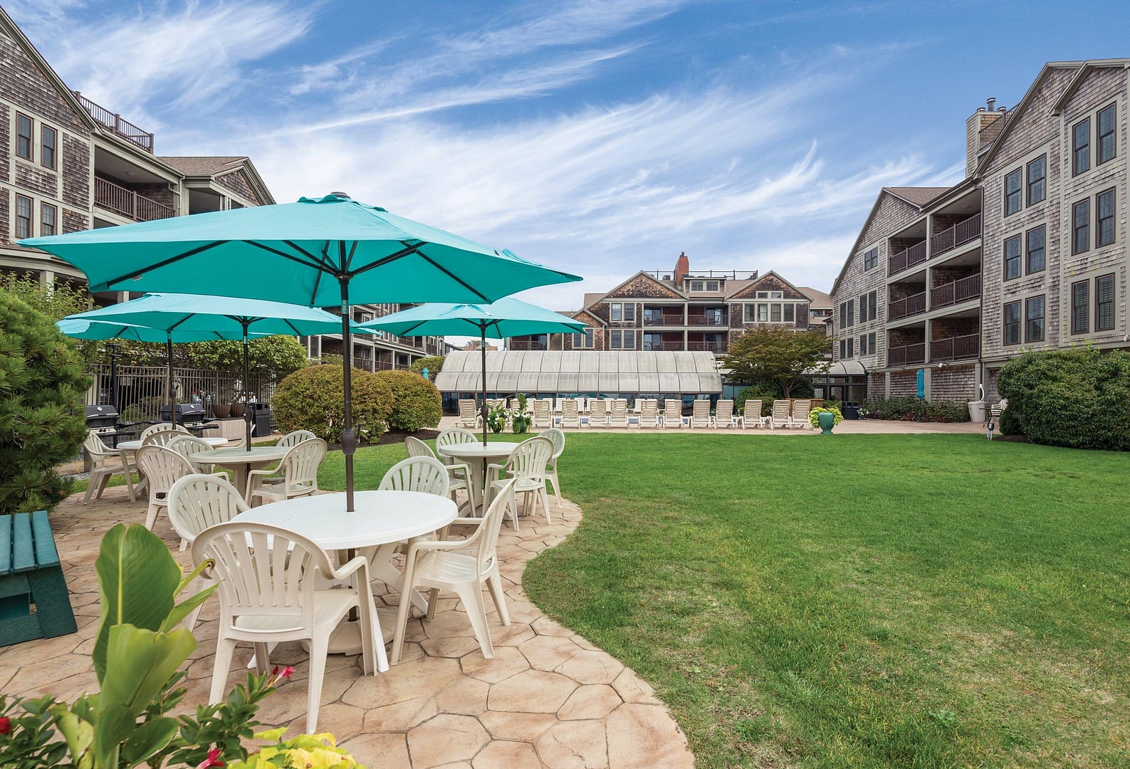 Patio view of Club Wyndham Newport Onshore