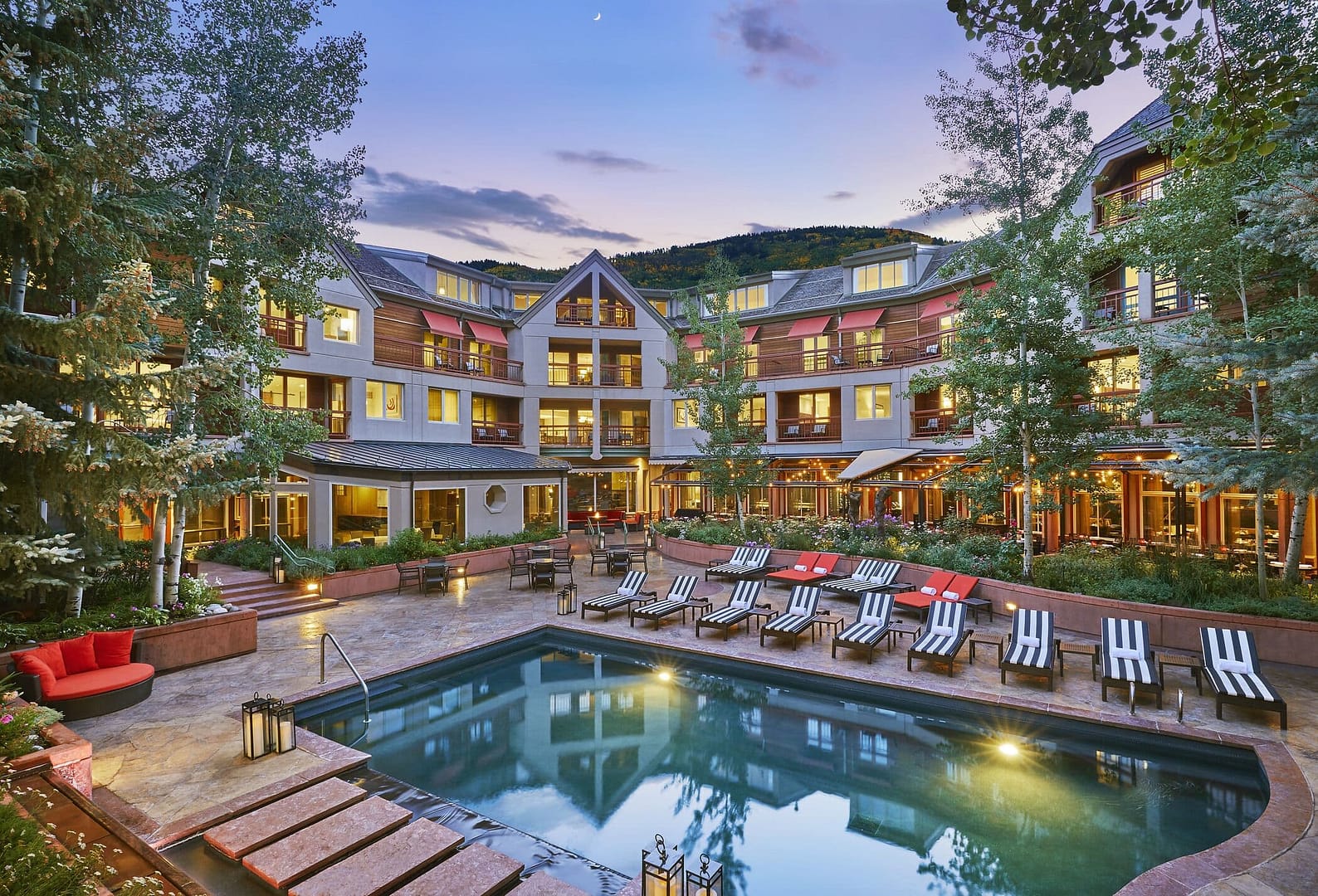 Pool view of The Little Nell