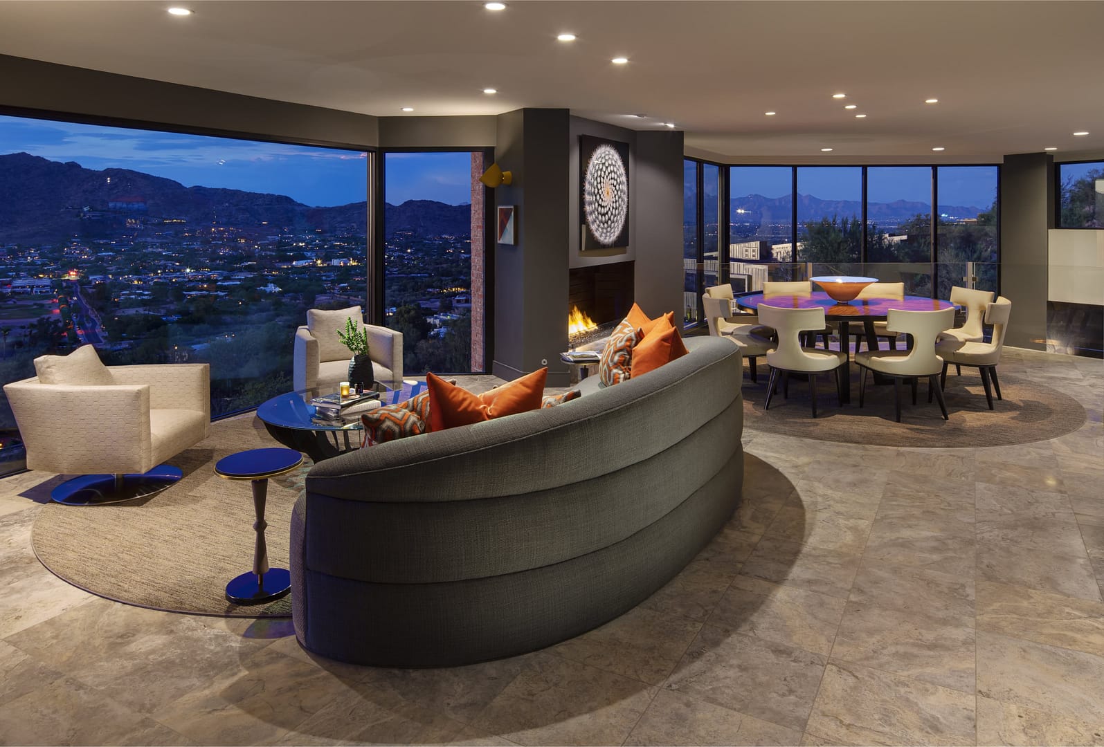 Living room view of Sanctuary Camelback Mountain, A Gurney's Resort and Spa
