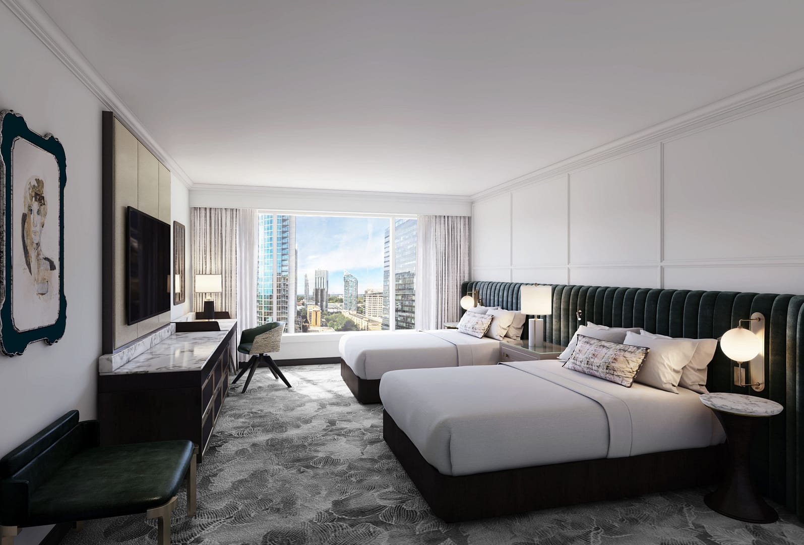 Bedroom view of InterContinental Buckhead Atlanta, an IHG Hotel