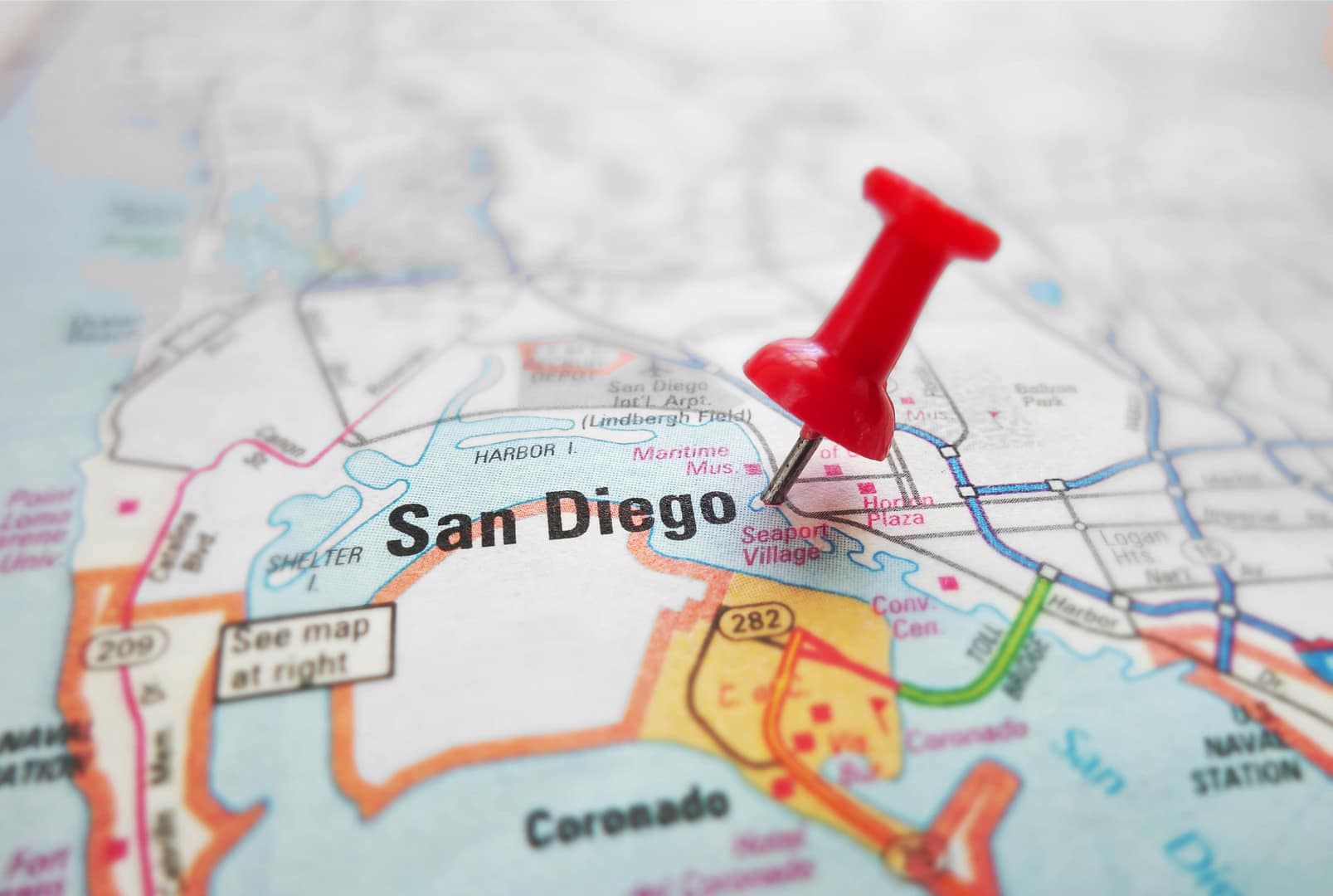 San Diego map