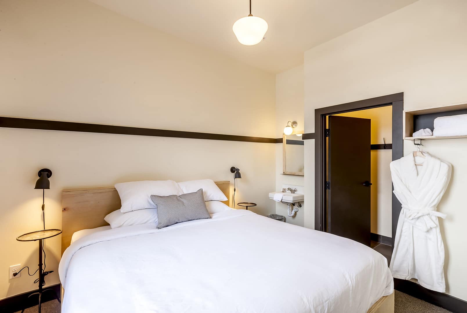 Bedroom view of The Society Hotel