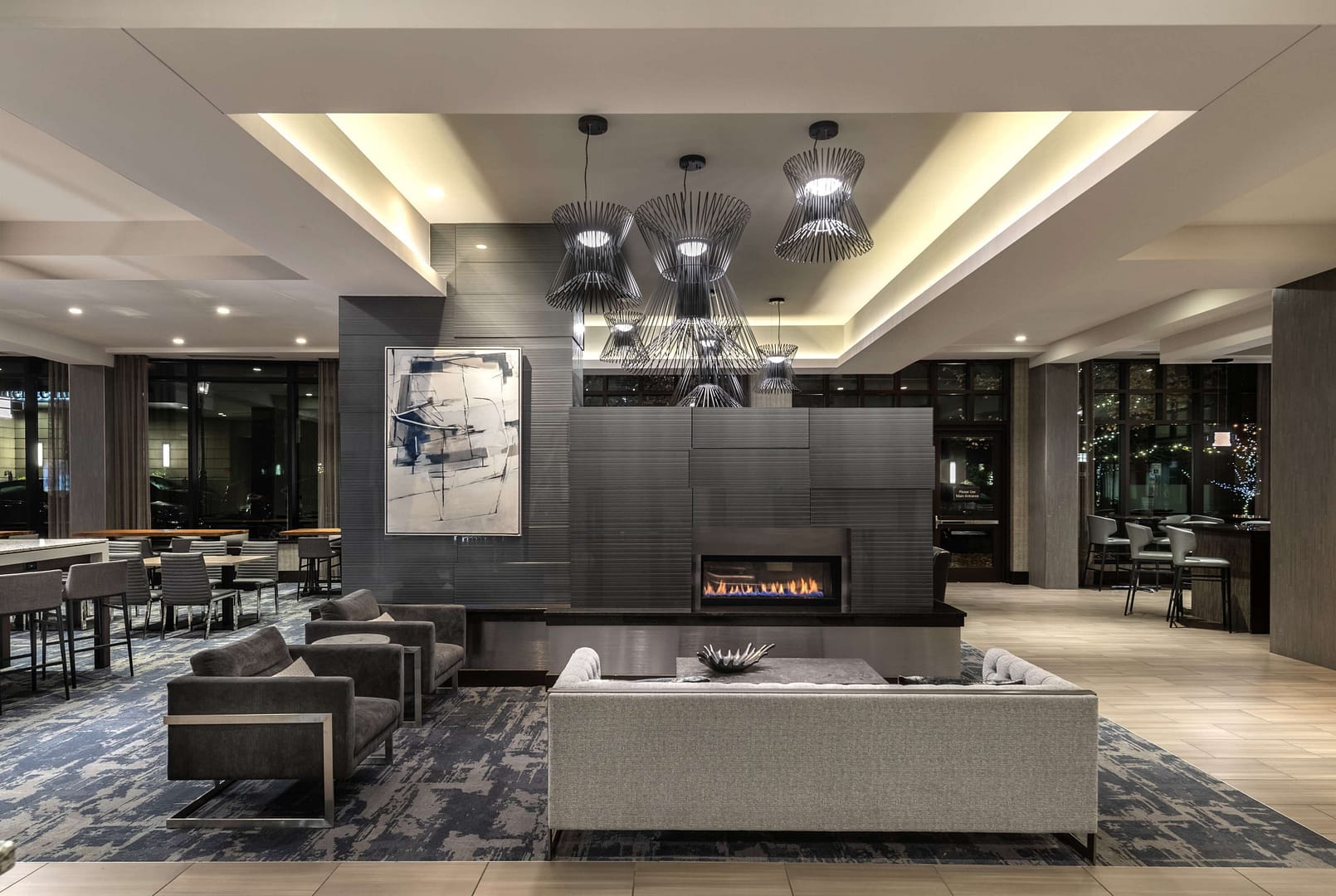 Lobby view of Hampton Inn & Suites Portsmouth Downtown