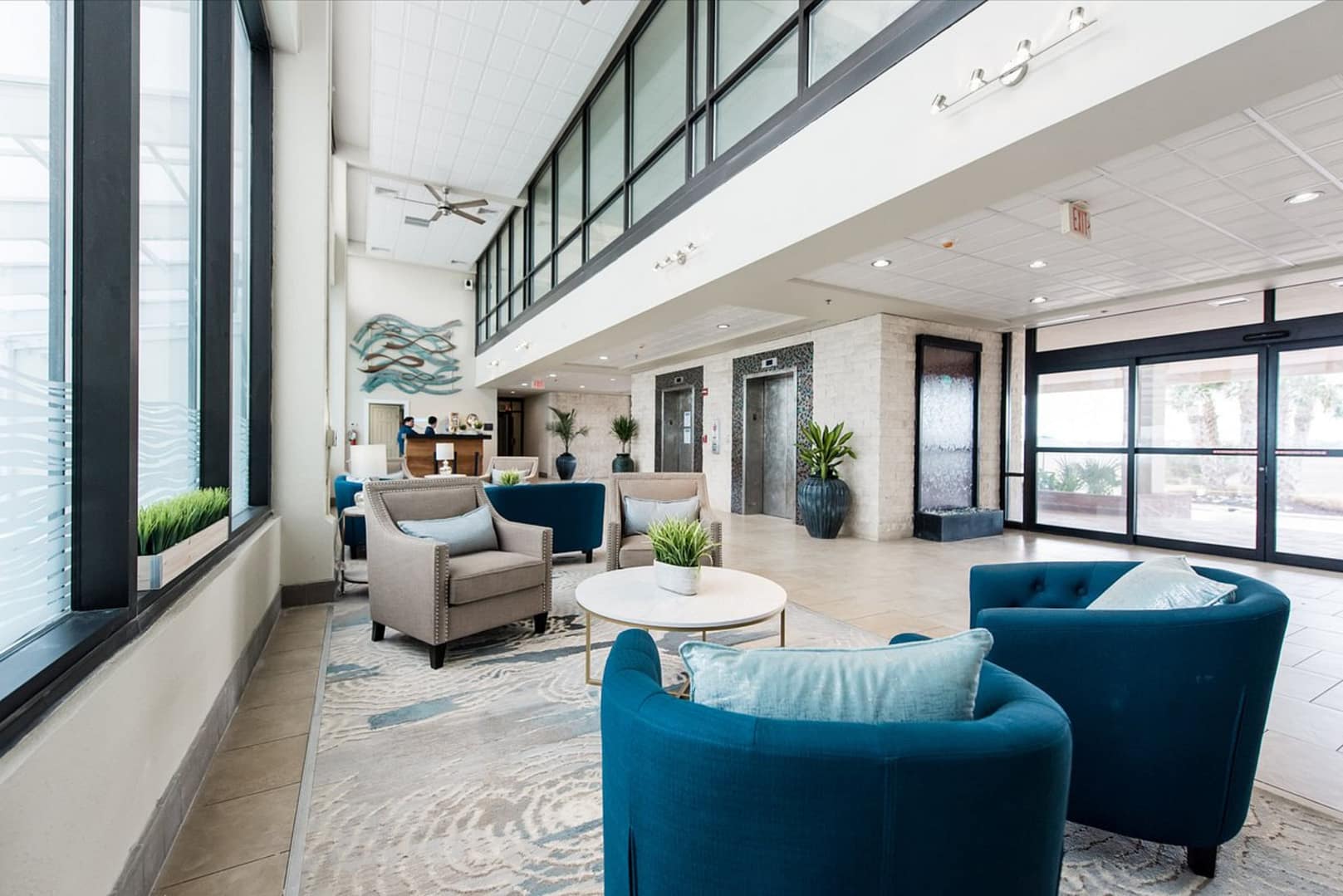 Lobby view of Shell Island Resort