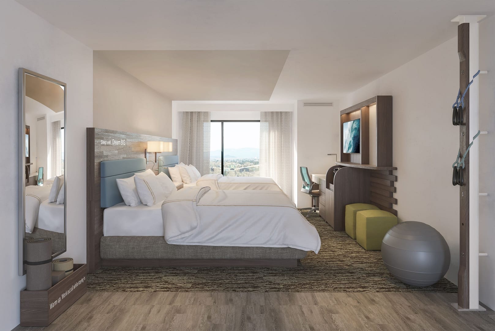 Bedroom view of Even Hotel Eugene, an IHG Hotel