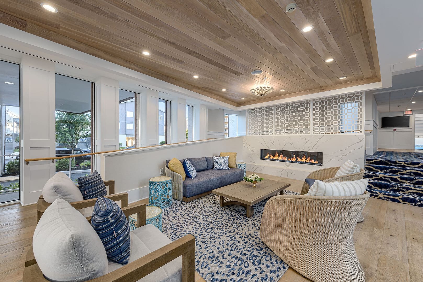 Lobby view of ICONA Diamond Beach