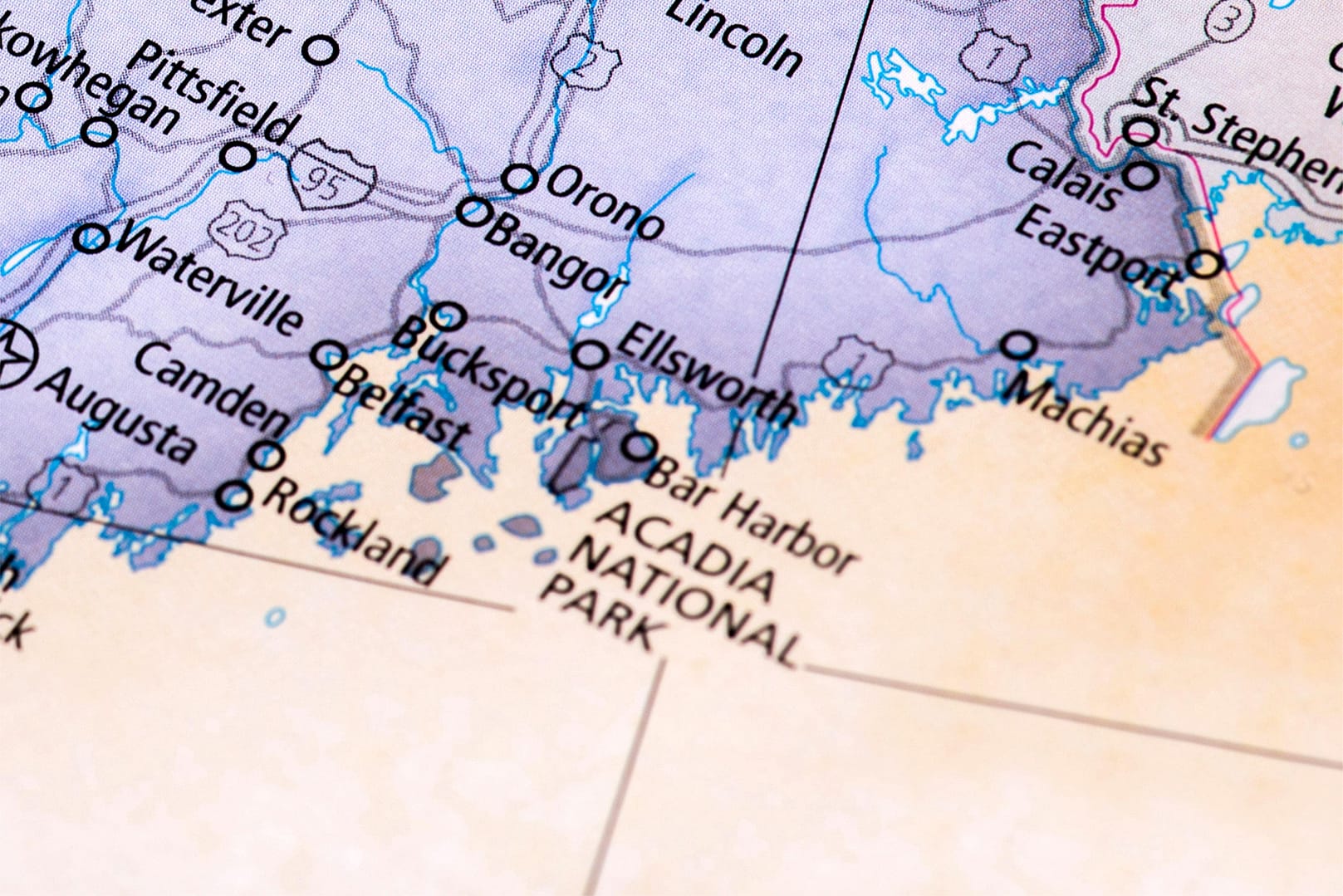 Bar Harbor, Maine map