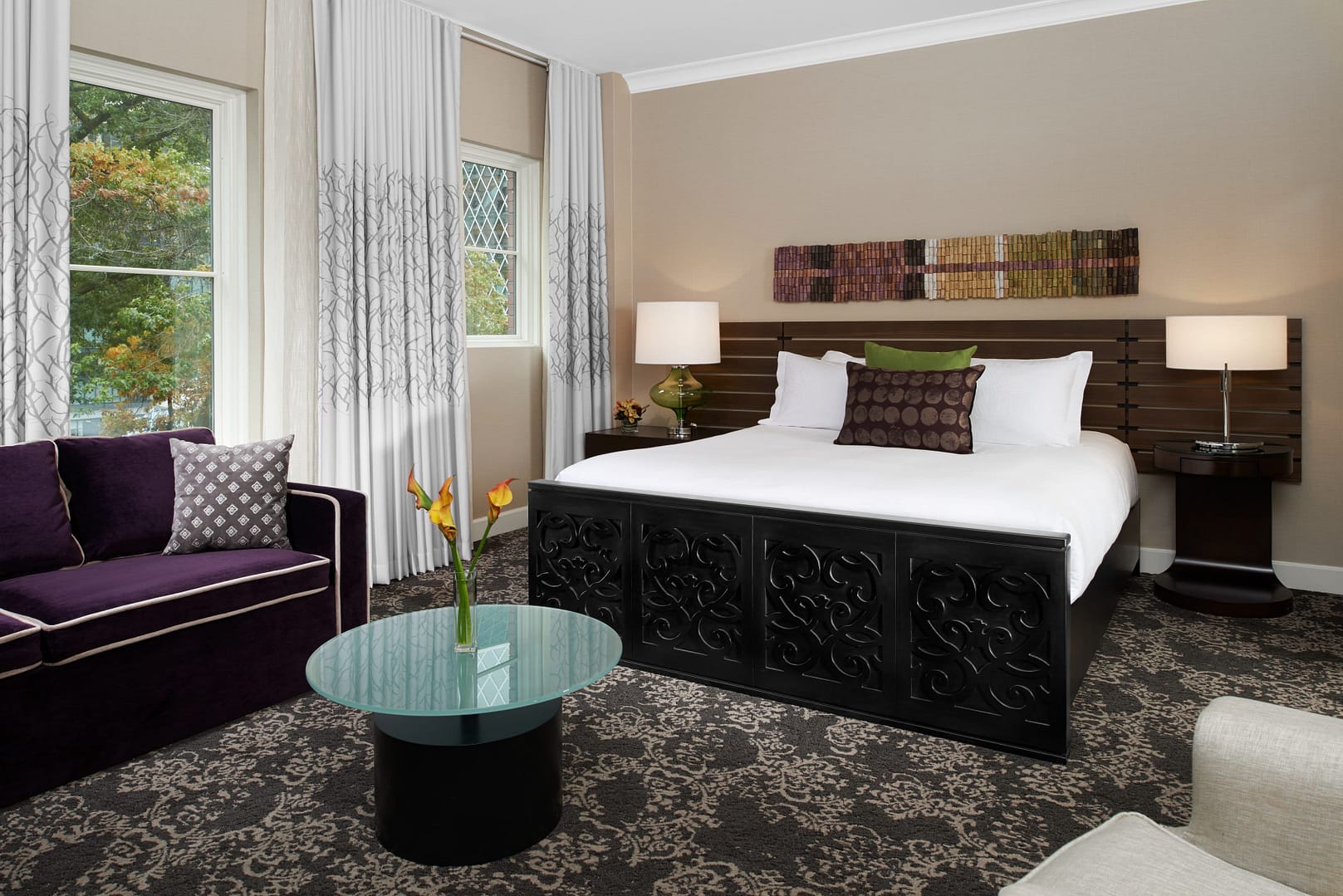 Bedroom view of Kimpton Hotel Vintage Seattle