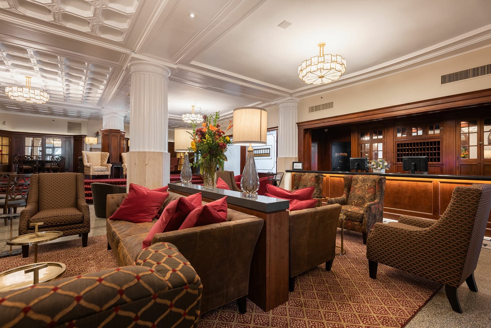 Lounge view of The Eldridge Hotel