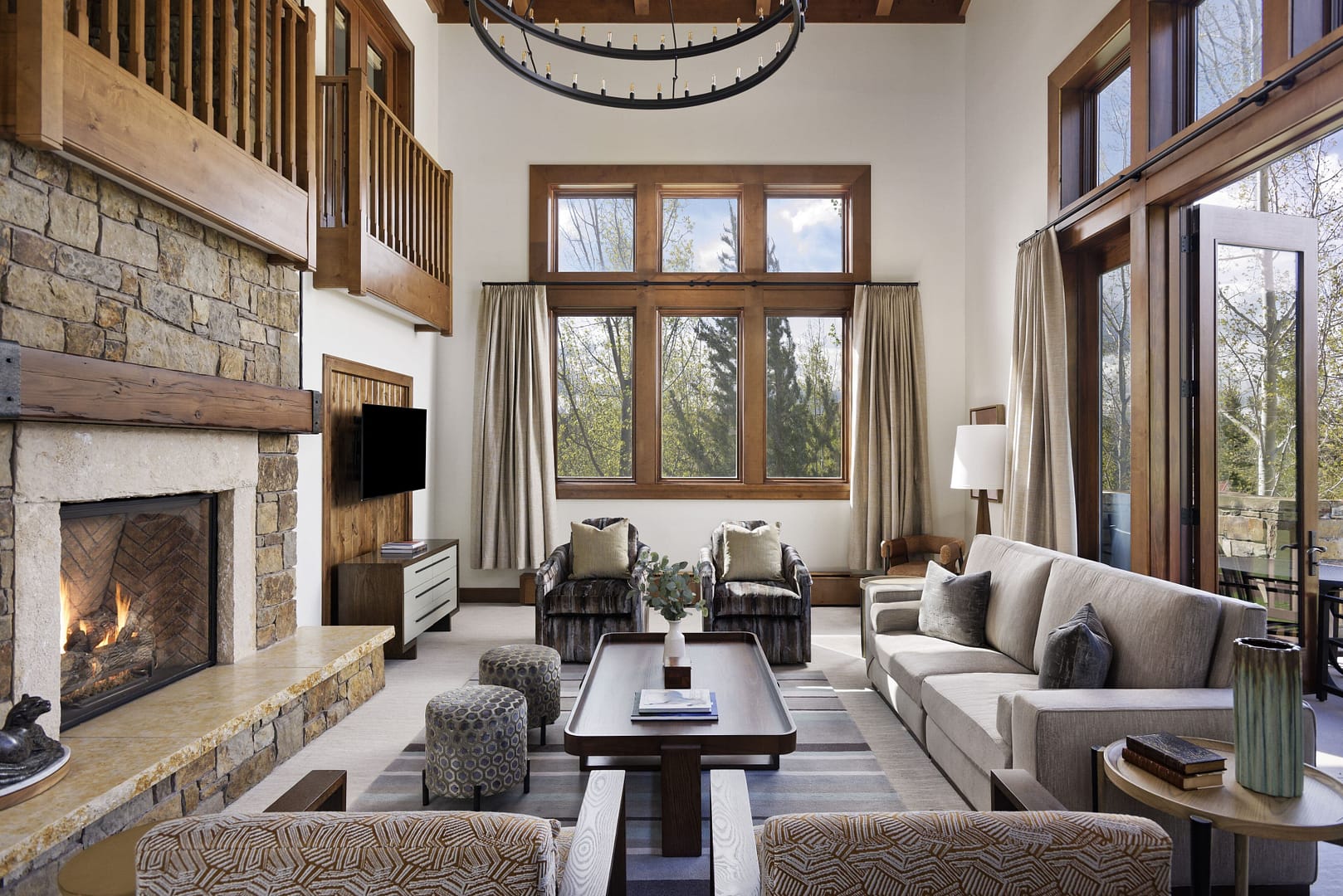 Living room view of Four Seasons Resort and Residences Jackson Hole