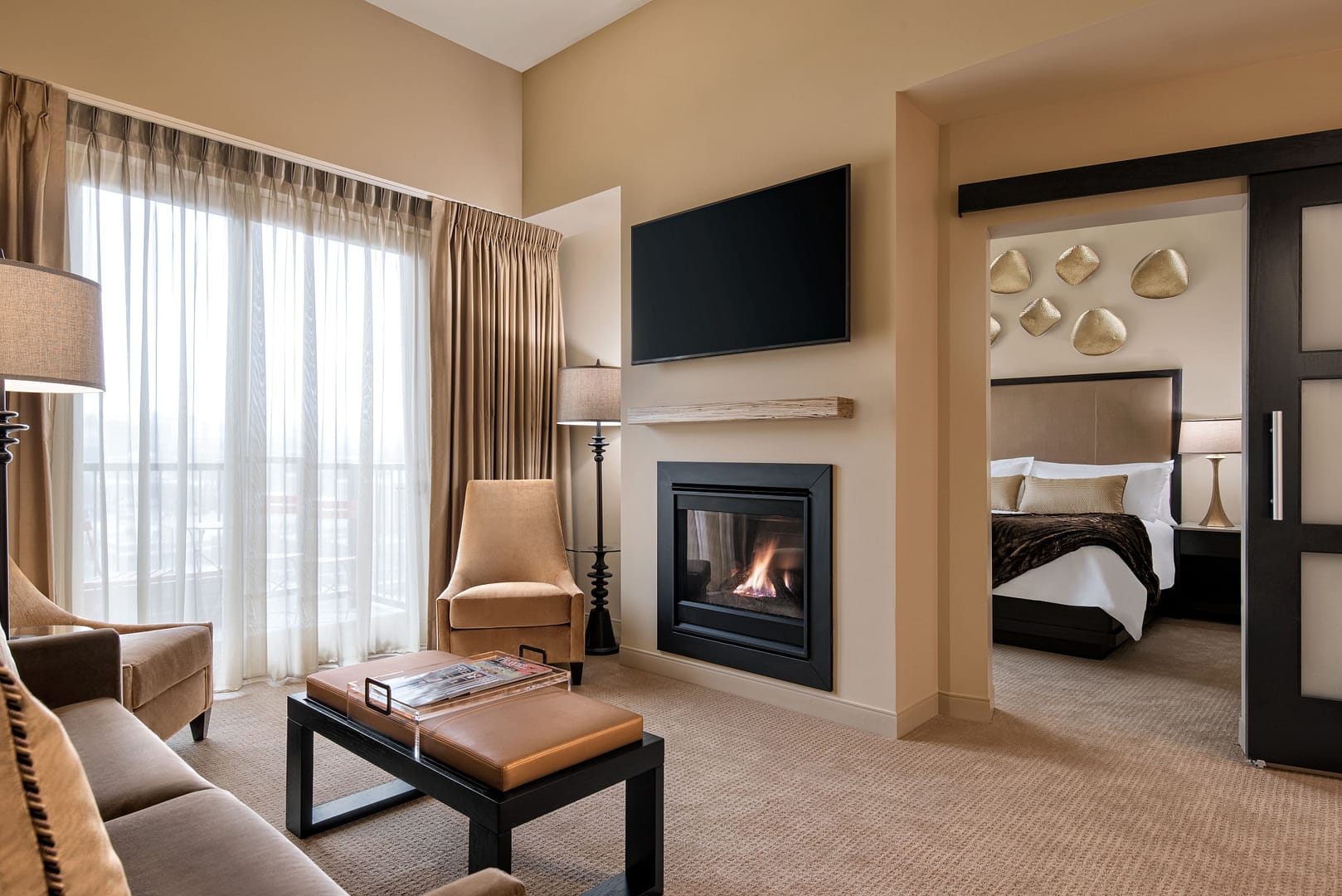 Living room view of Inn at 500 Capitol