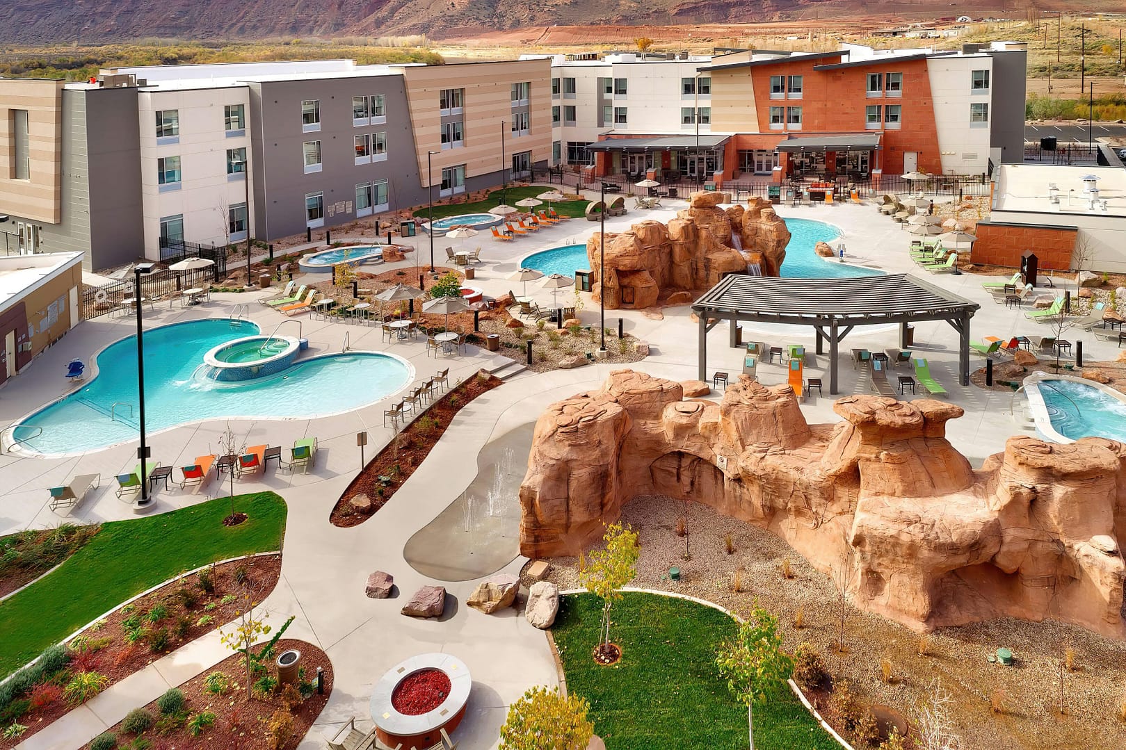 Pool view of SpringHill Suites Moab