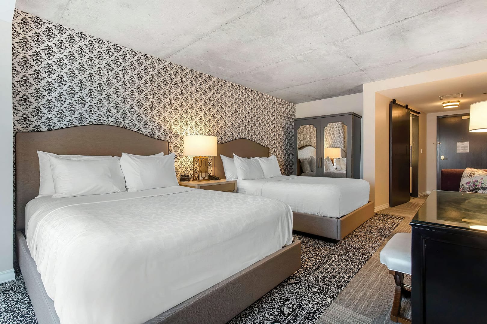 Bedroom view of Cambria Hotel New Orleans Downtown Warehouse District