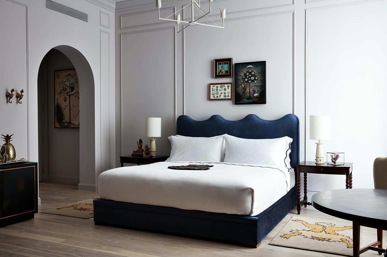 Bedroom view of Maison de la Luz