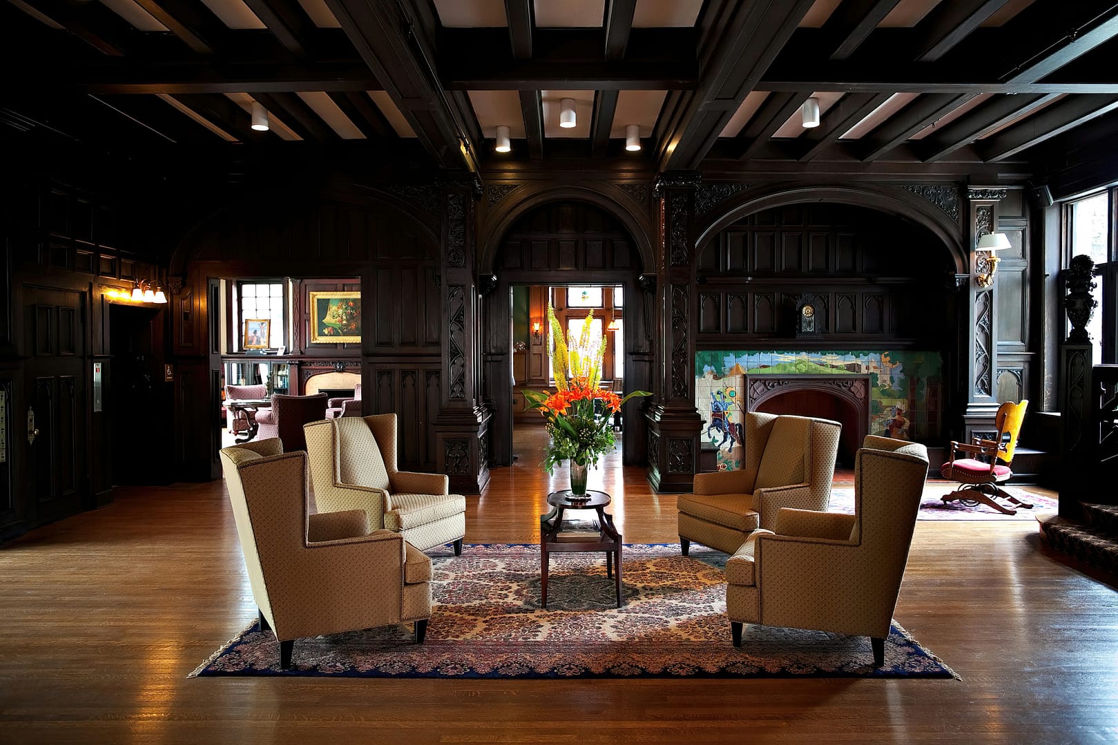 Lounge view of Mansions on Fifth Hotel