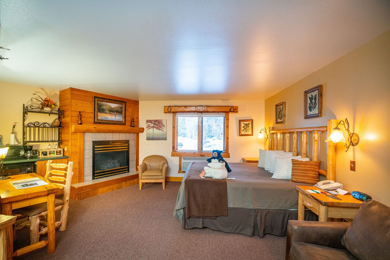 Bedroom view of Spearfish Canyon Lodge