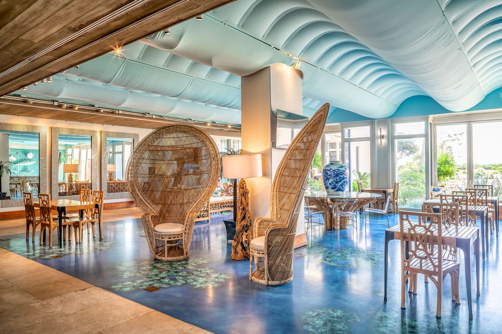 Lobby view of Blockade Runner Beach Resort