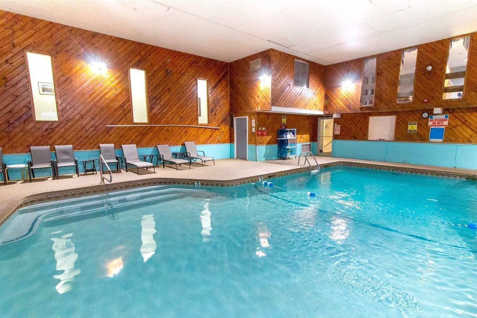 Pool view of Eastern Inn & Suites