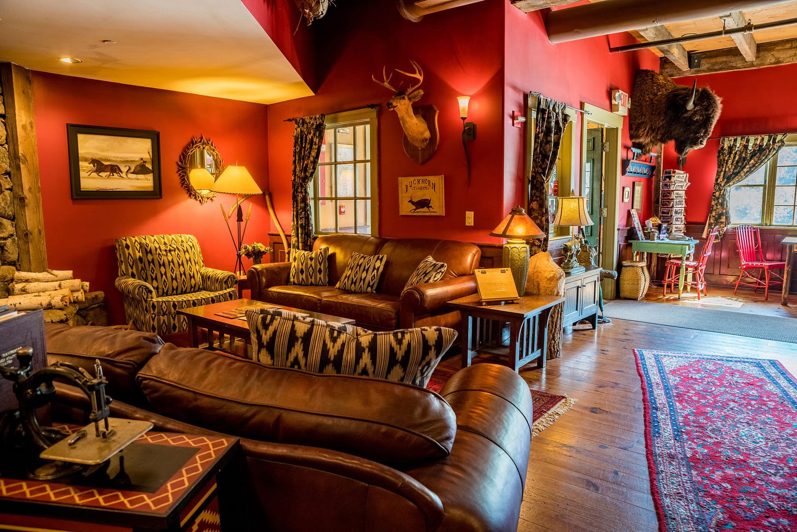 Lobby view of The Common Man Inn & Spa