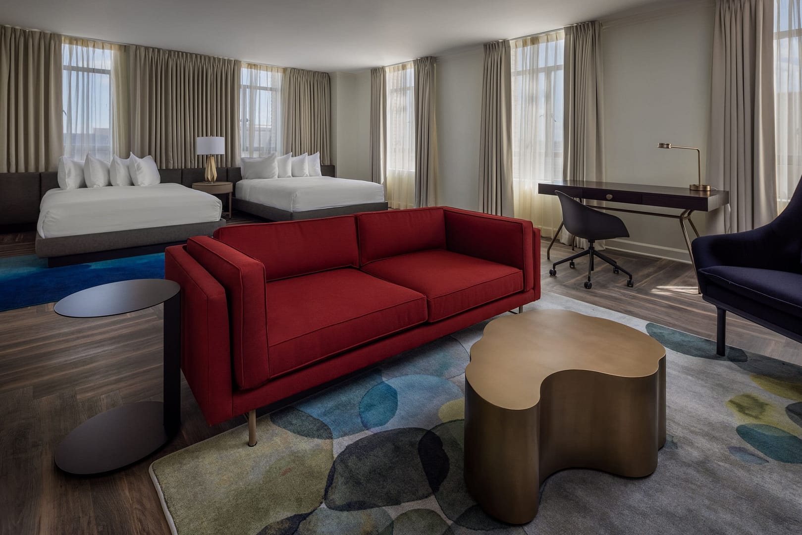 Bedroom view of Hotel Deco