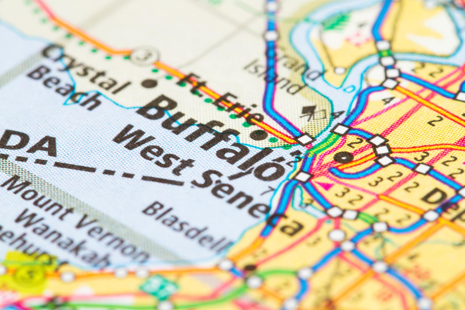 Buffalo, New York map