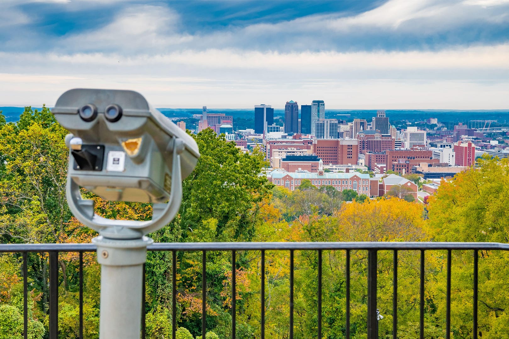 Birmingham, Alabama skyline in autumn