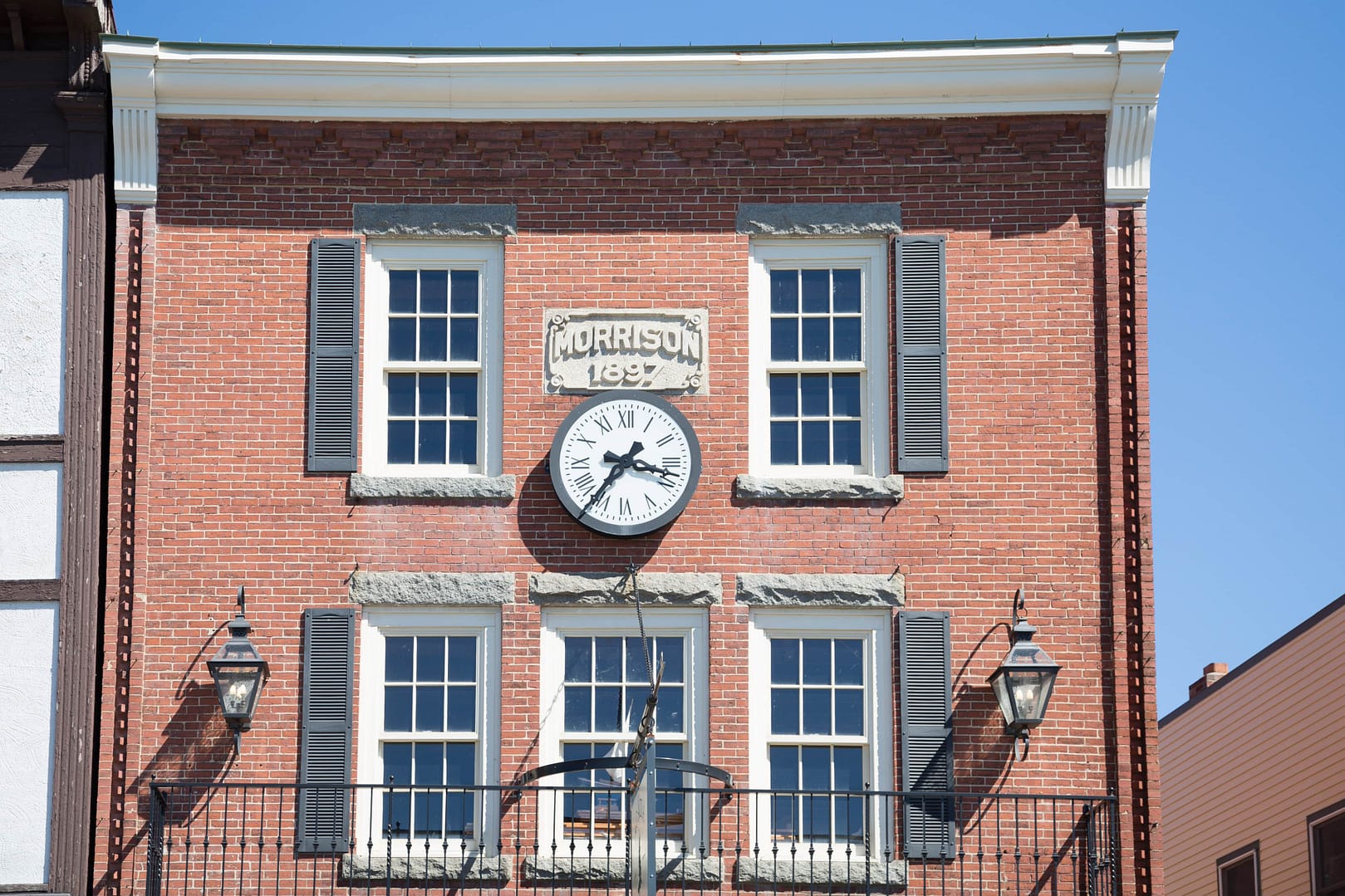 Clock on Old Morrison Building