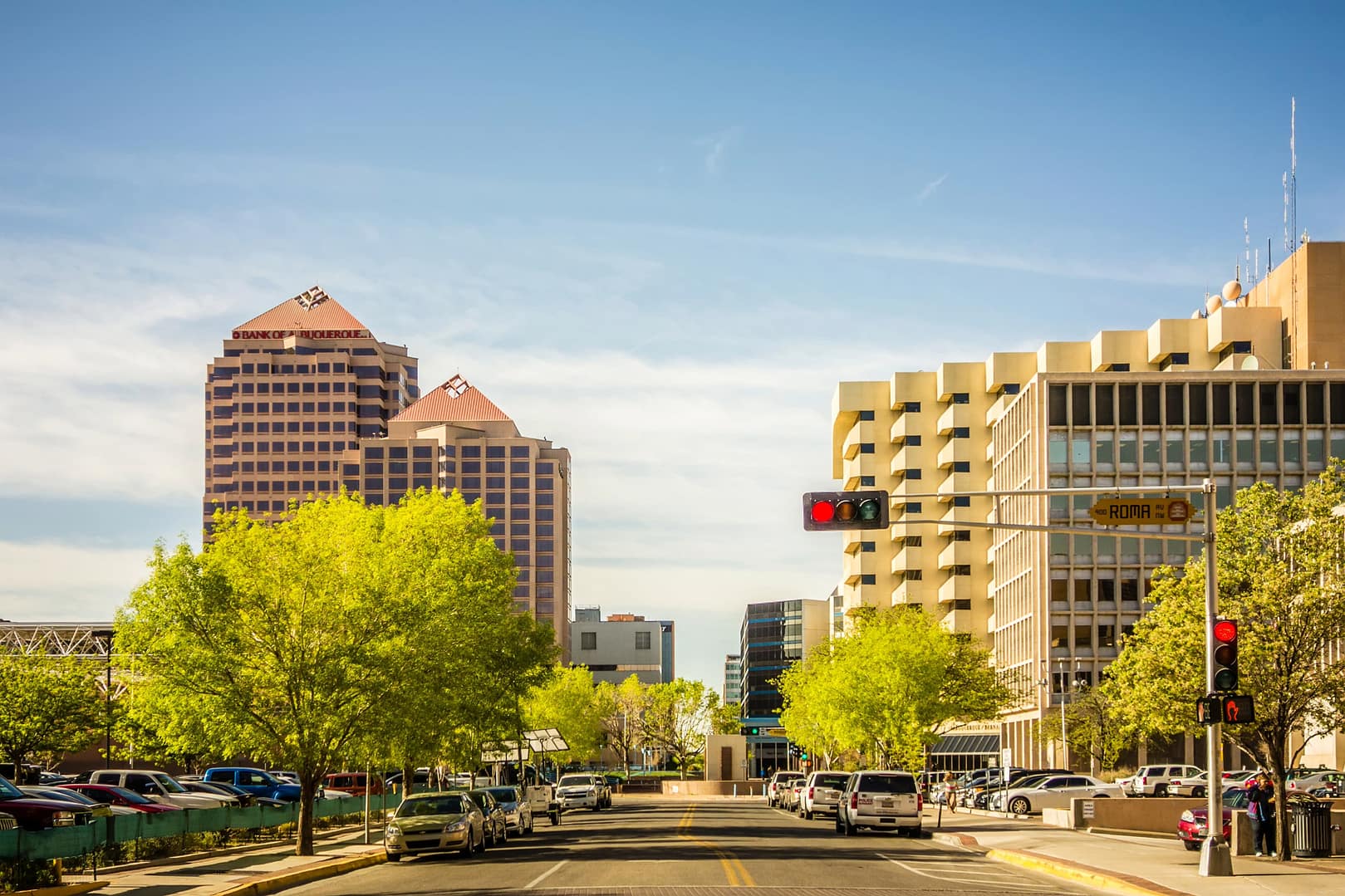 Albuquerque, New Mexico skyline of downtown