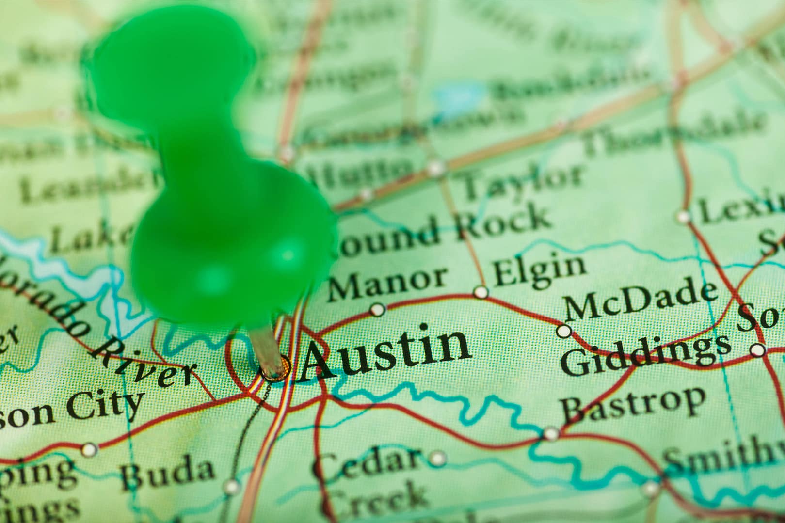 Austin, TX map