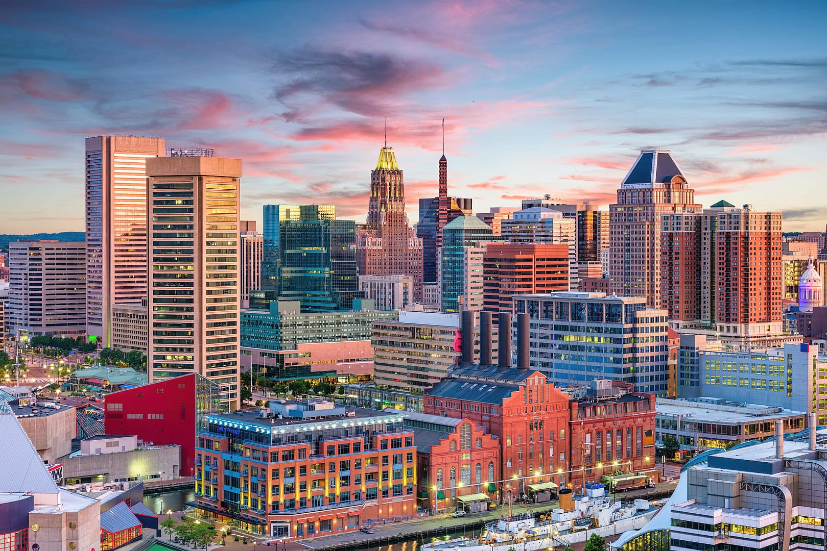 Baltimore, Maryland, USA skyline