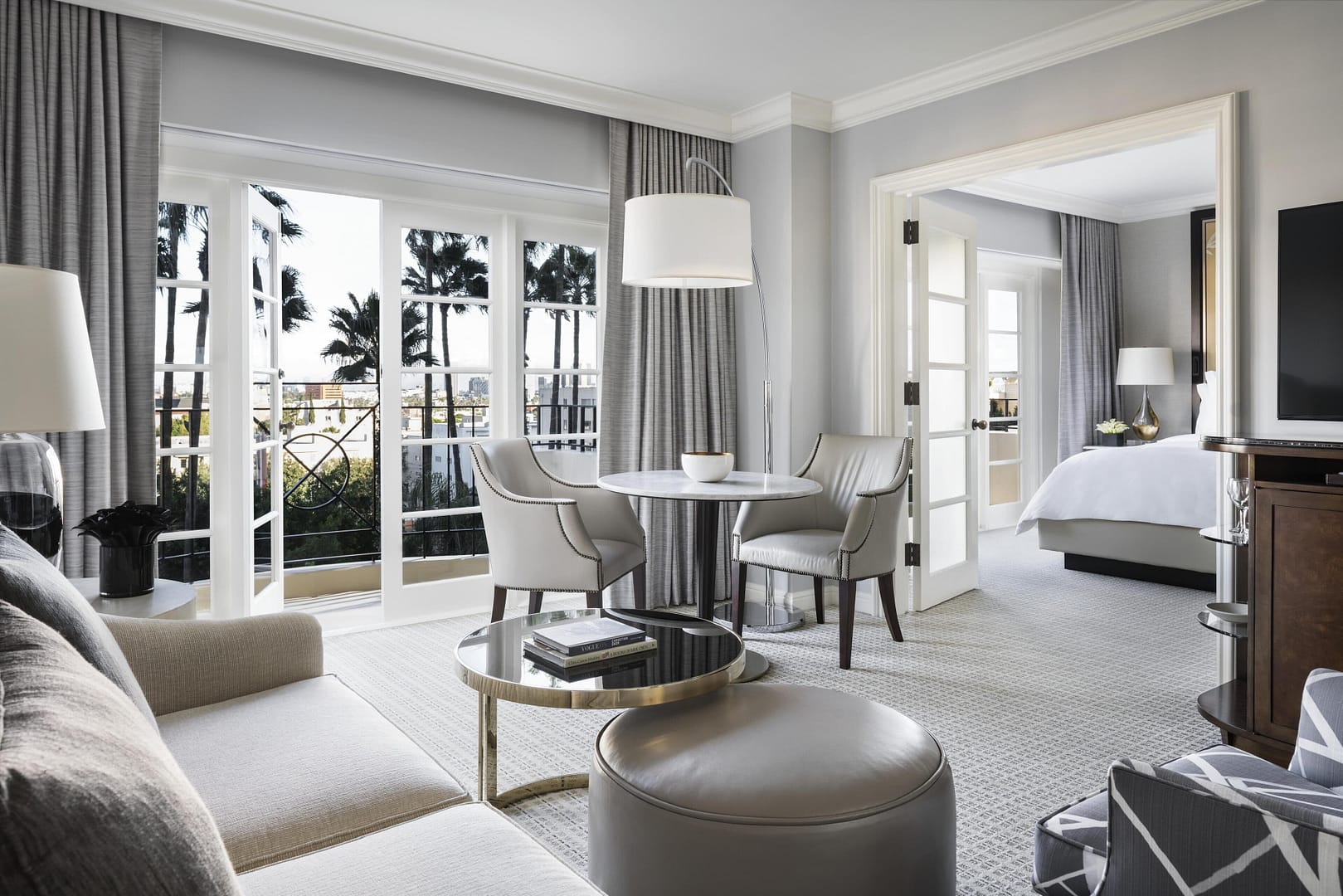 Living room view of Four Seasons Hotel Los Angeles at Beverly Hills
