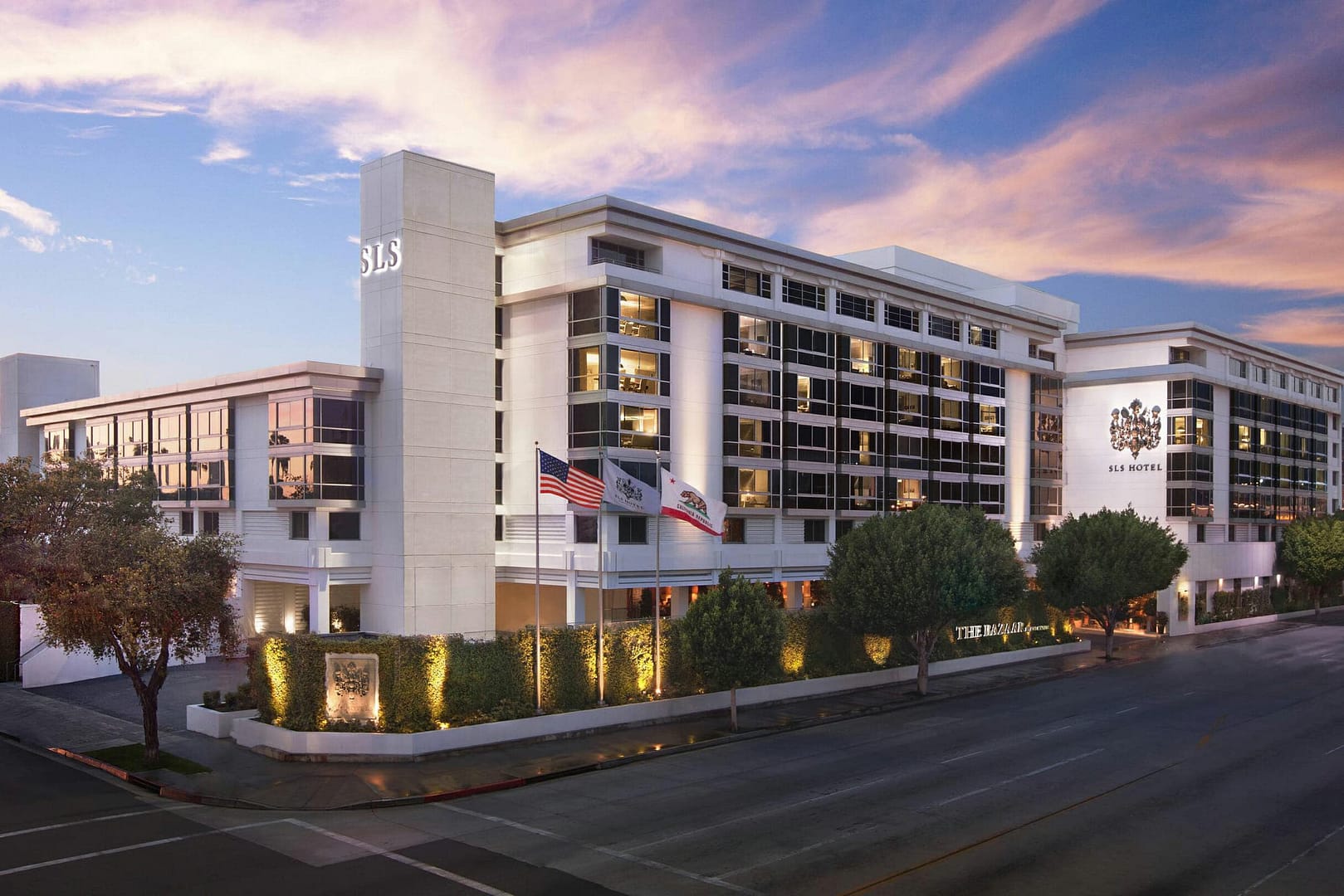 Building view of SLS Hotel, a Luxury Collection Hotel, Beverly Hills